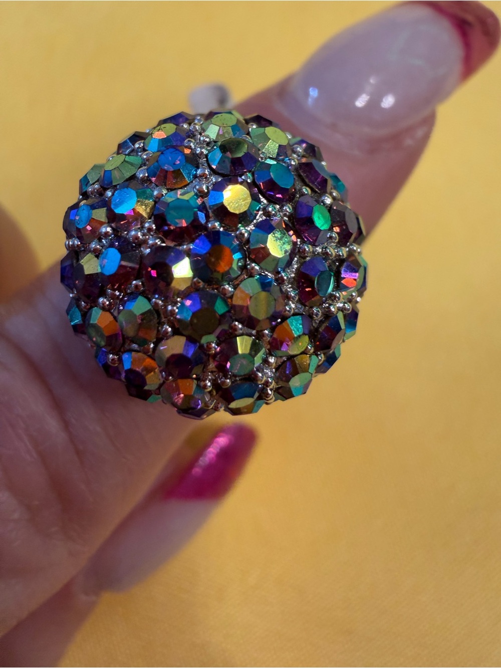 Park Lane Austrian Crystal Statement Ring Size 7